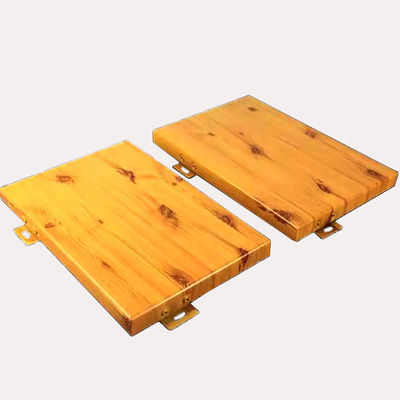 satın al 2mm-6mm Alüminyum Duvar Kaplama Paneli Dış / İç Dekorasyon için Ahşap Rengi online manufacture