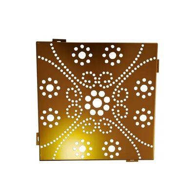 satın al Alüminyum Perforasyonlu Metal Yaprak 0.5 mm-5.0 mm Alüminyum Oyulmuş Panel online manufacture