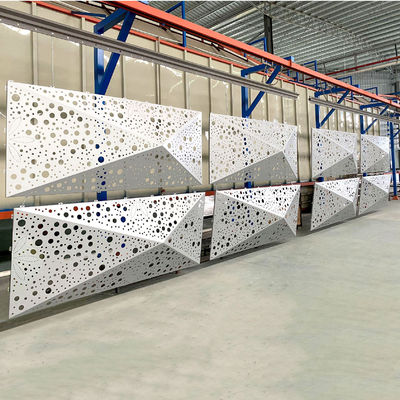 satın al A1100 veya A3003 Ekran dekorasyonu için delikli desenli yüksek kaliteli alüminyum levhası online manufacture