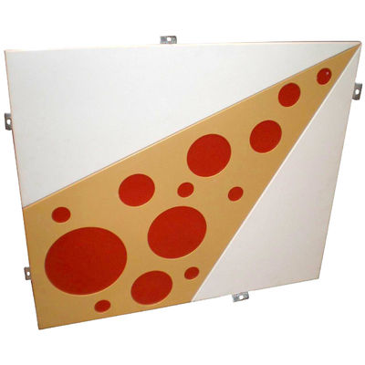 Anodizasyon / Toz kaplamalı Özel Alüminyum Panel Bina Dekorasyonu için Çok Renkli