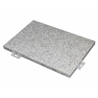 Özel Alüminyum Perde Duvar Kaplama Metal Panel Taklit Taş veya Mermer Rengiyle