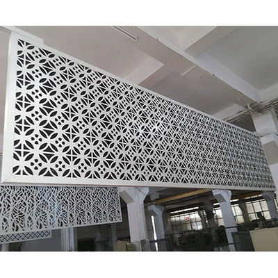 Bina Dış Dekorasyonu İçin Özelleştirilebilir 2-6mm Perforasyonlu Metal Alüminyum Yaprakları