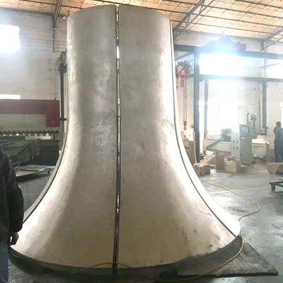 Hiperbolik bina dekorasyonu için özelleştirilmiş tek veya çift kavisli alüminyum alaşım panelleri